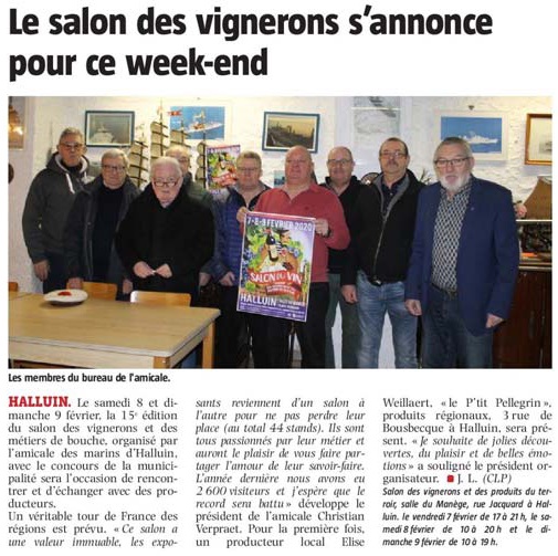 20200203 salon des vignerons 2020 VdN revue de presse