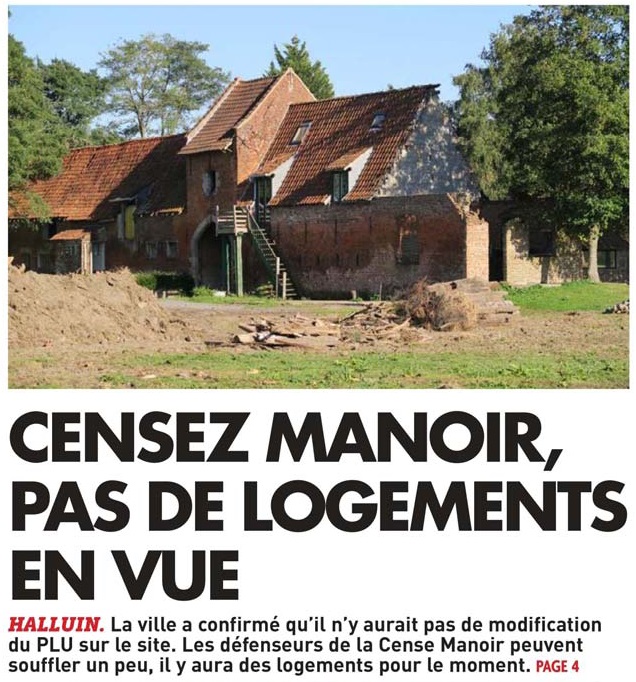 20171101 Cense Manoir NE revue de presse