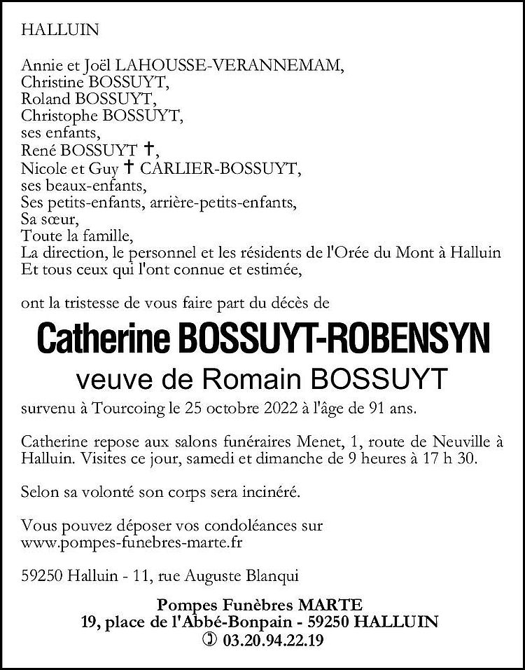 BOSSUYT VISU Presse