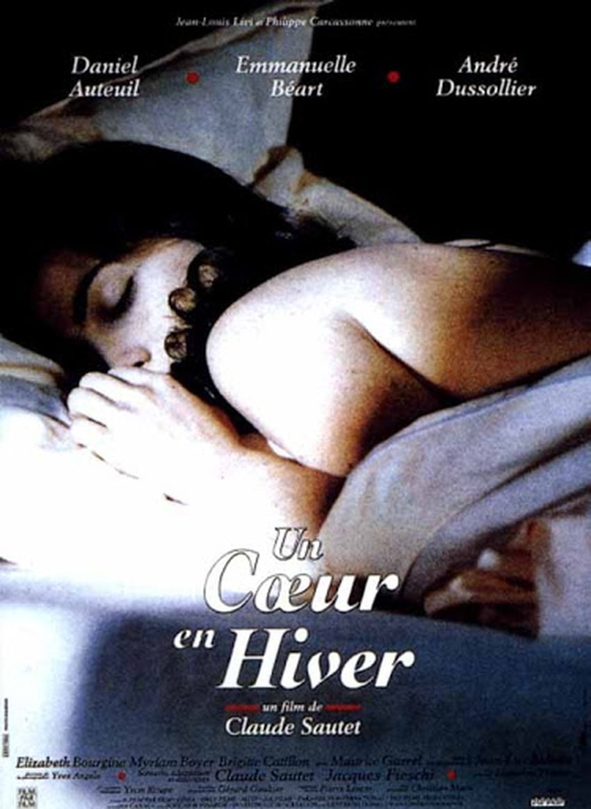 Affiche un coeur en hiver