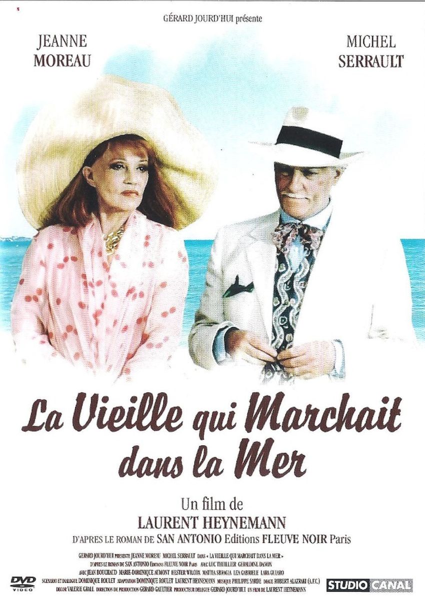 affiche lavieille qui marchait dans la mer