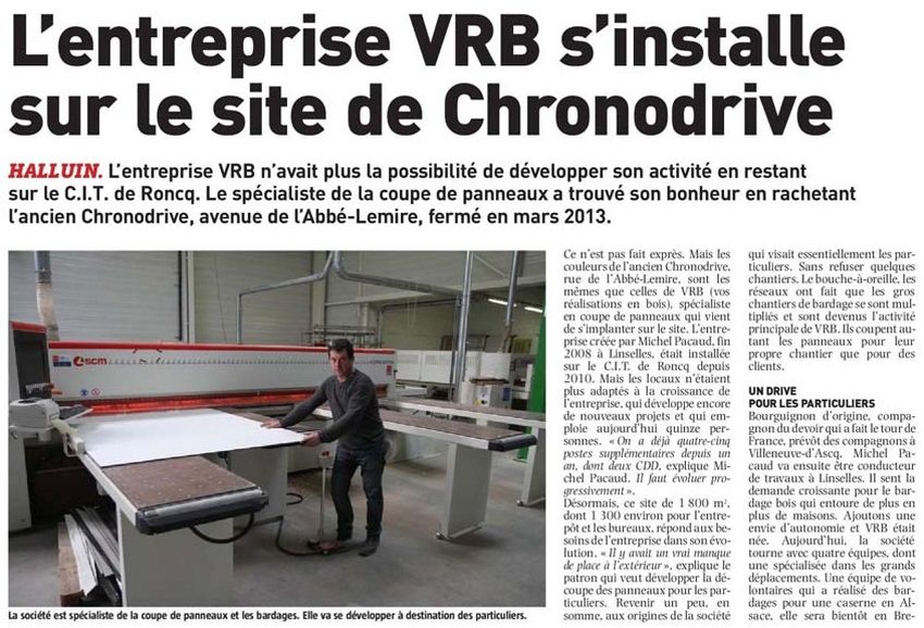 170327 Entreprise VRB NE 1 revue de presse