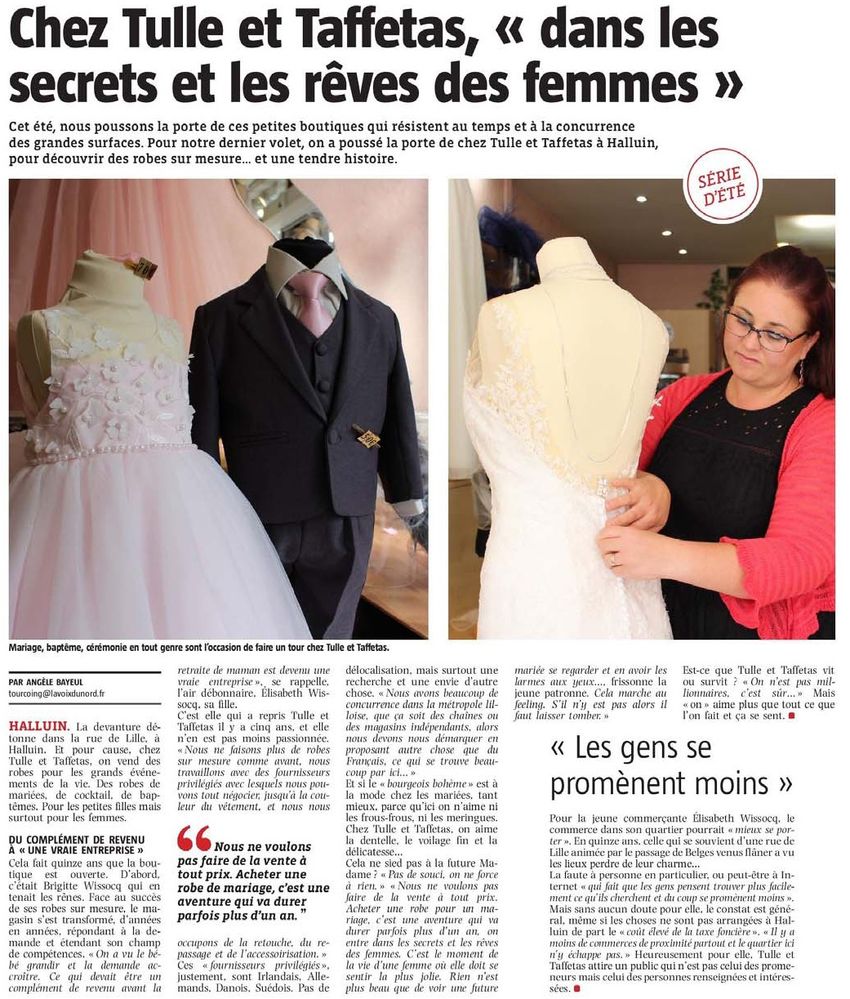 20180902 Tulle et Taffetas VdN revue de presse