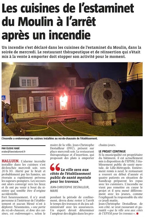 20201204 Estaminet Feu Moulin VdN revue de presse