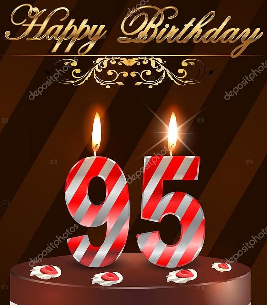 Anniversaire Jean depositphotos 49410645 stock illustration 95 year happy birthday card