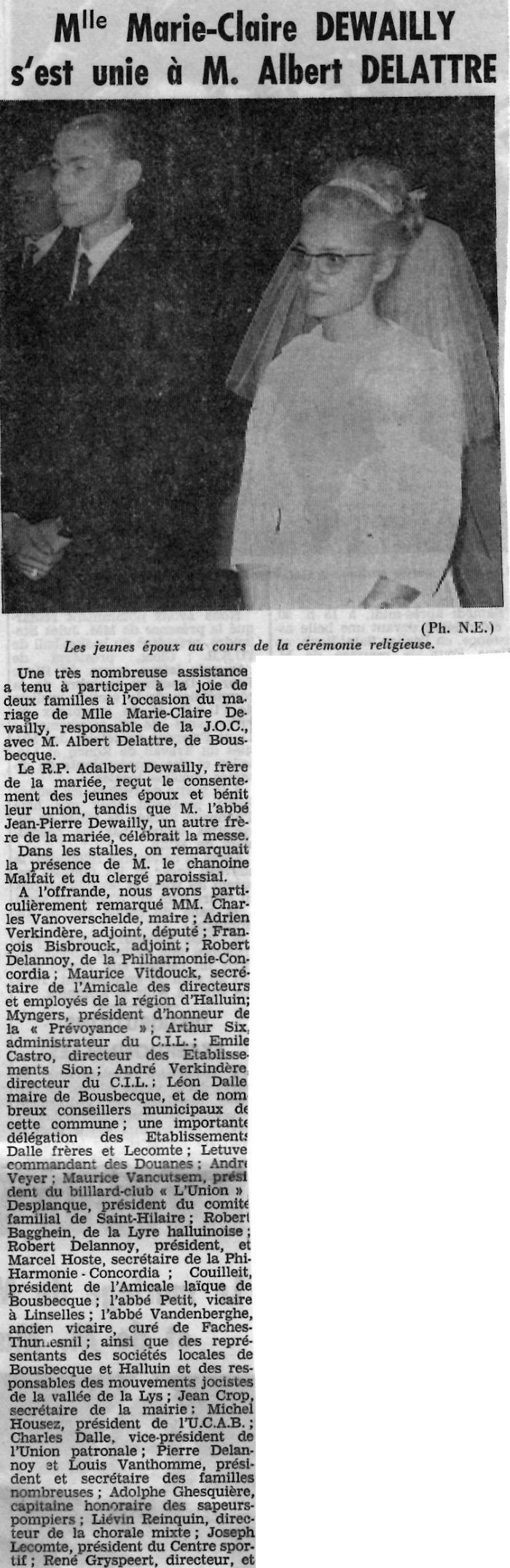 Delattre mariage 1967 BD10175