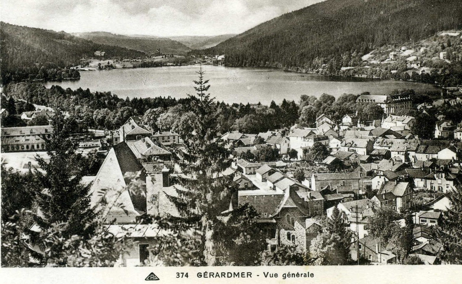 Witdouck carte postale gerardmer 155395