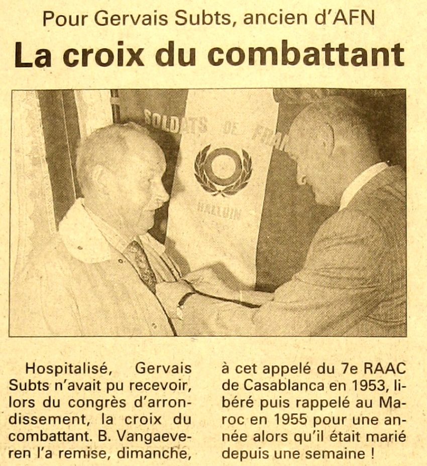 Subts croix du combattant BD7660