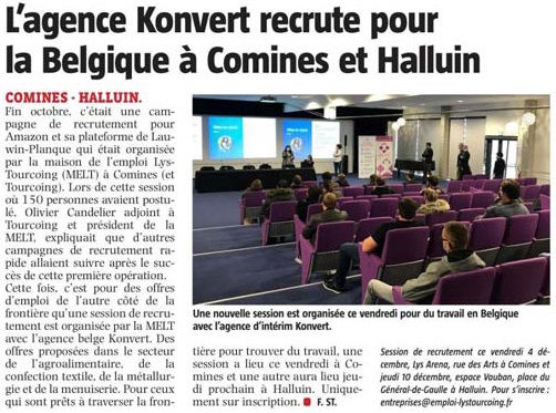 20201202 Agence Konvert recrute VdN revue de presse