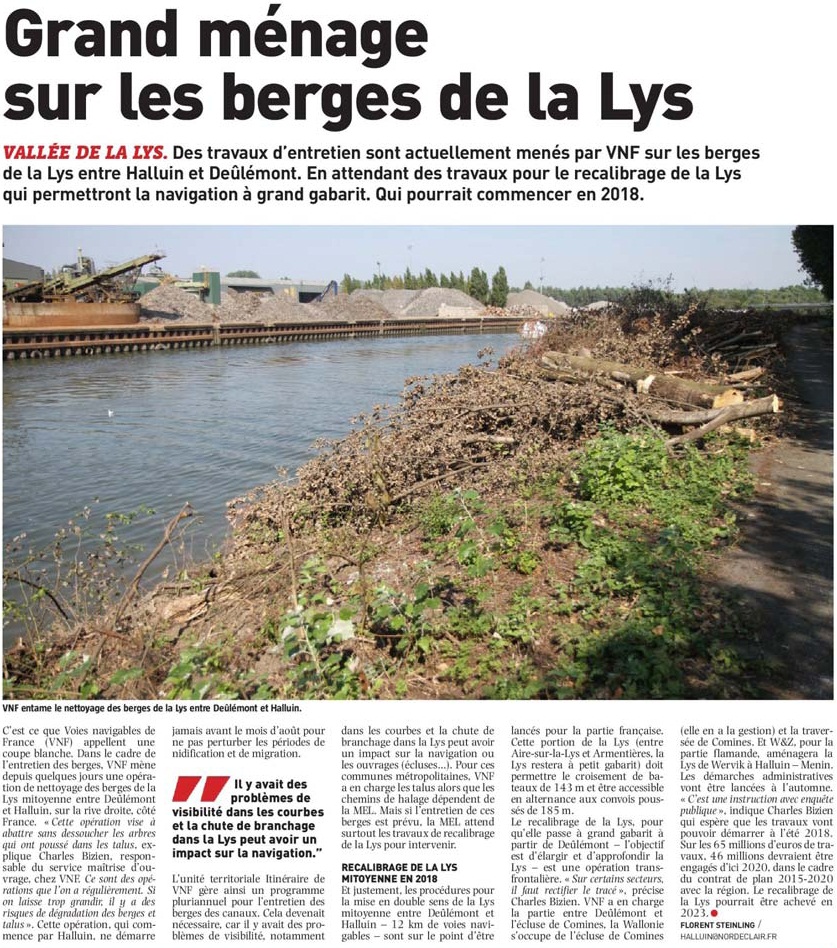 160828 arbres berges Lys revue de presse