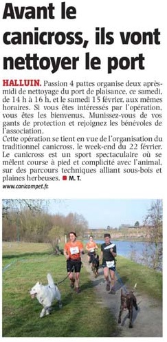 20200206 Nettoyage cani cross VdN revue de presse