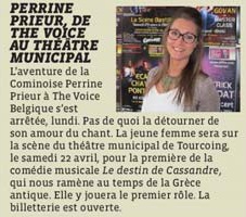 170331 The Voice Tourcoing 22 Avril revue de presse