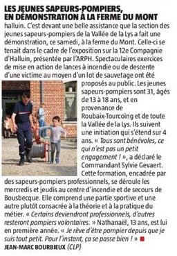 20171016 Dmonst Pompiers NE revue de presse