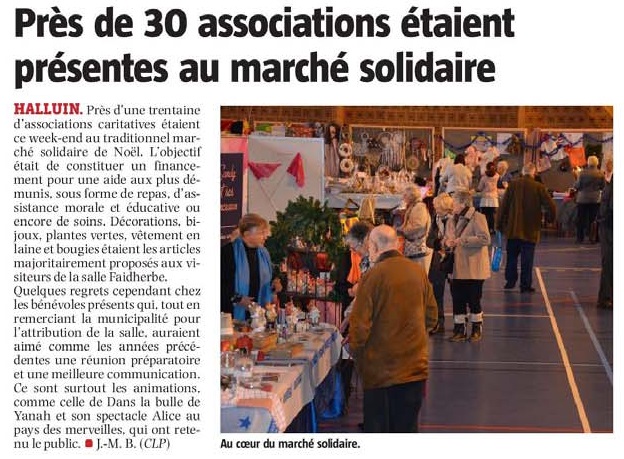 20181215 March solidaire Nol NE revue de presse