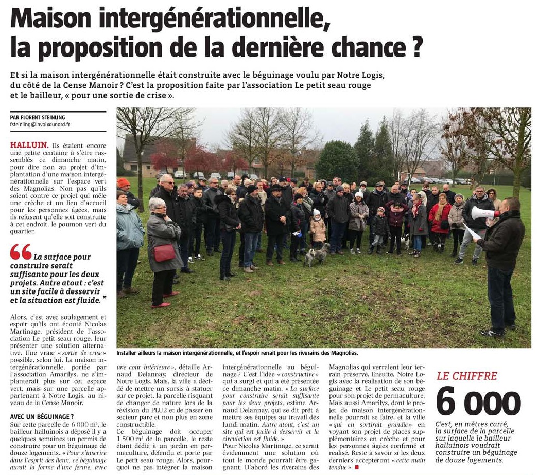 20181217 Maison interrgionelle NE revue de presse