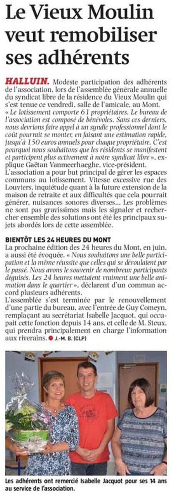 20170524 Syndicat Vieux Moulin NE revue de presse