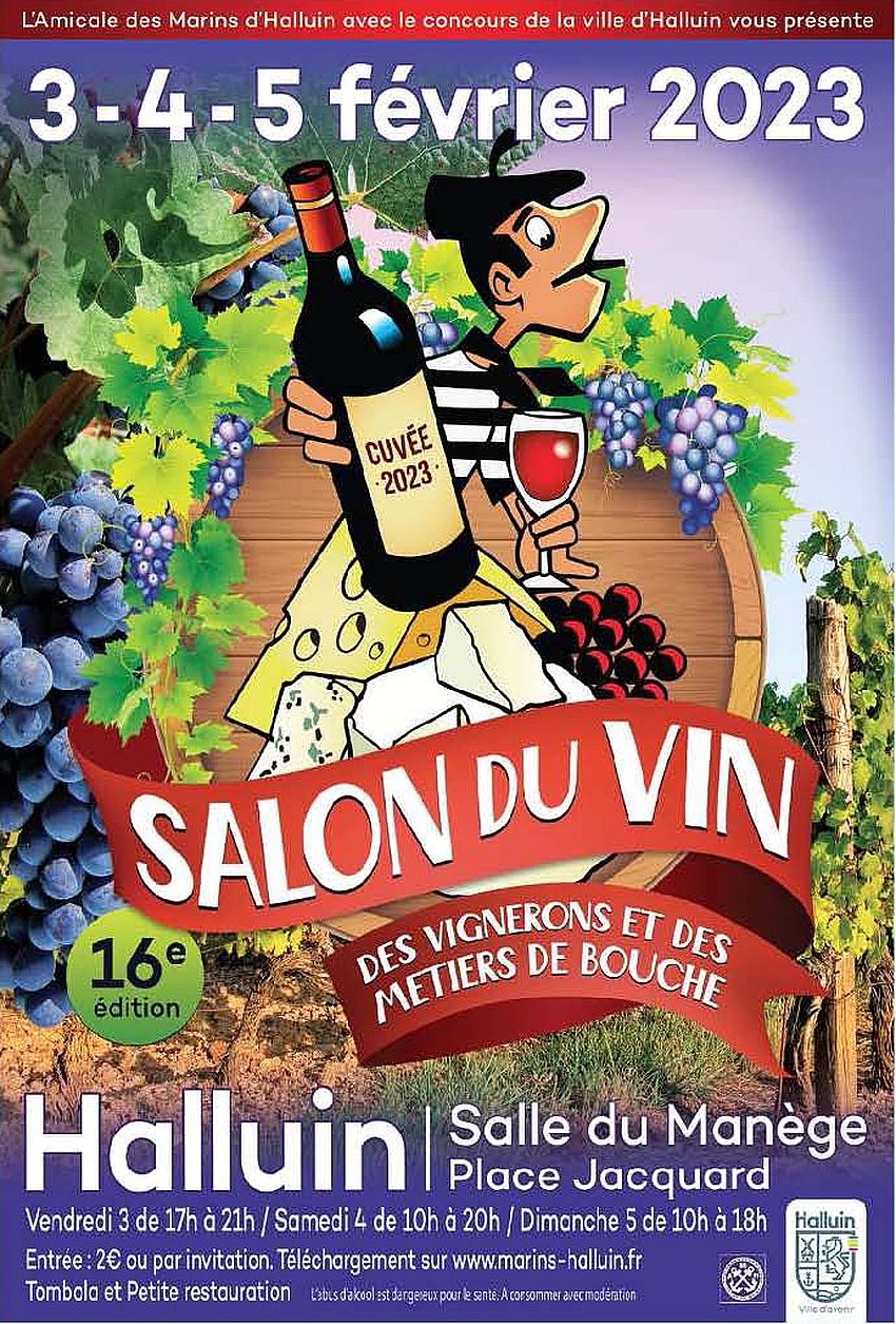 salon vin 2023 Flyer 2023 Invitation