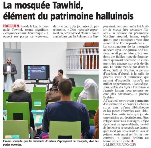 20170918 Mosque visite NE revue de presse