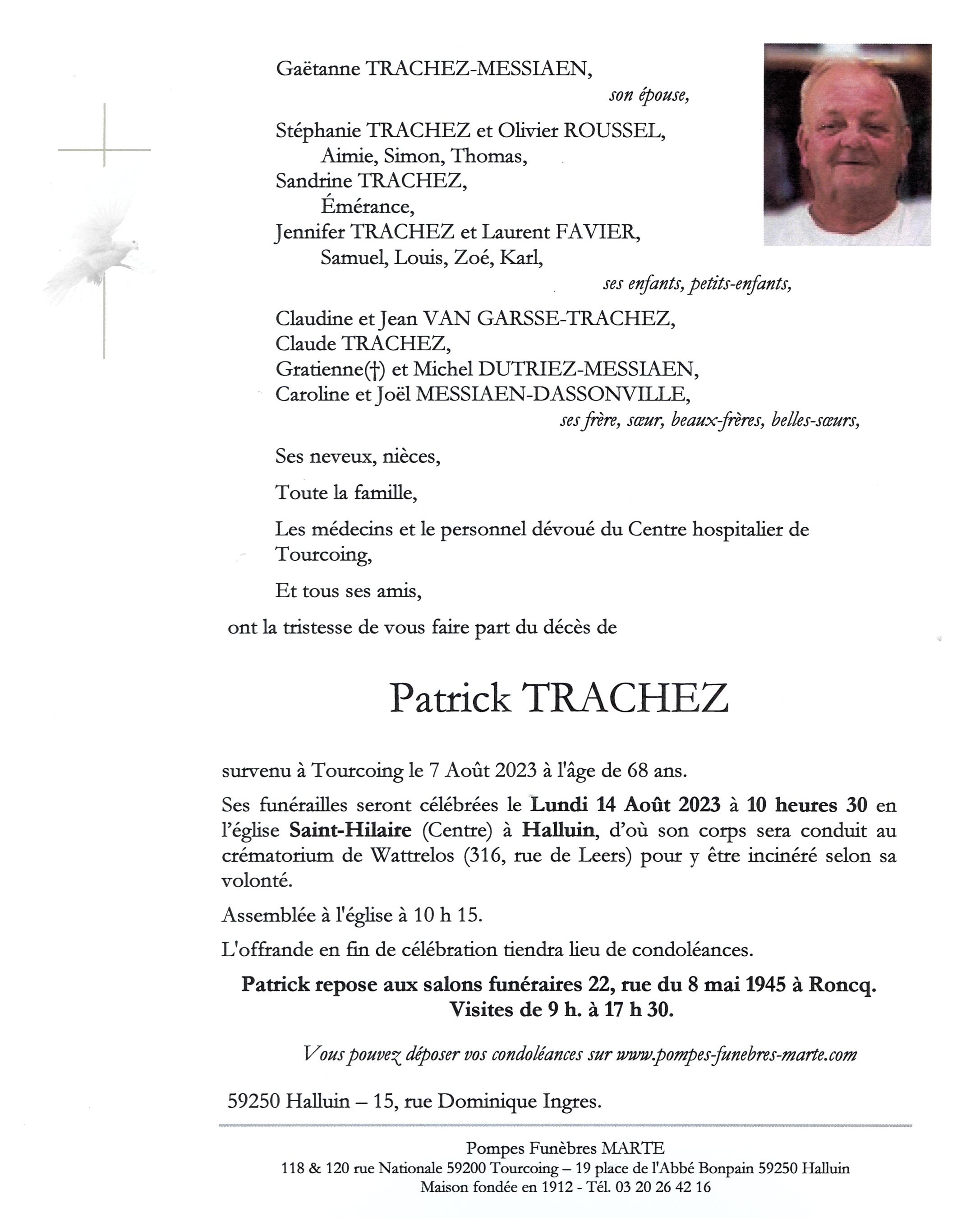 TRACHEZ Dcs Patrick