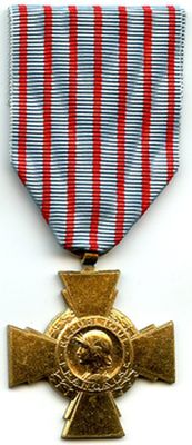 Croix du combattant Algrie FRANCE