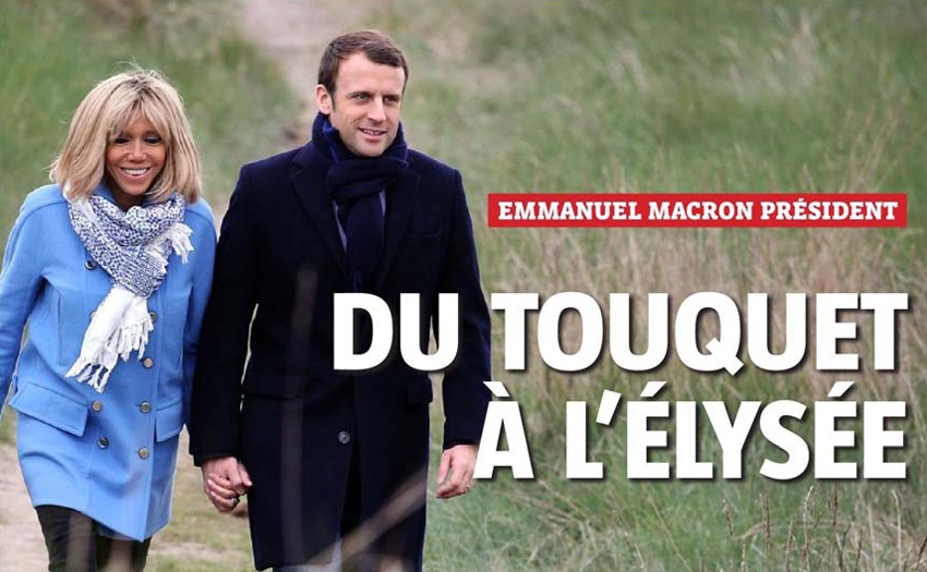20170509 Macron Le Touquet 1 VdN revue de presse