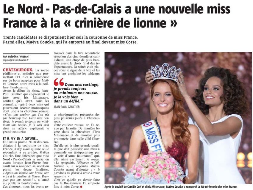 20171217 Miss France 2018 Maeva coucke revue de presse