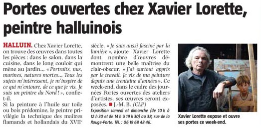 20171013 Xavier Lorette portes ouverts VdN revue de presse