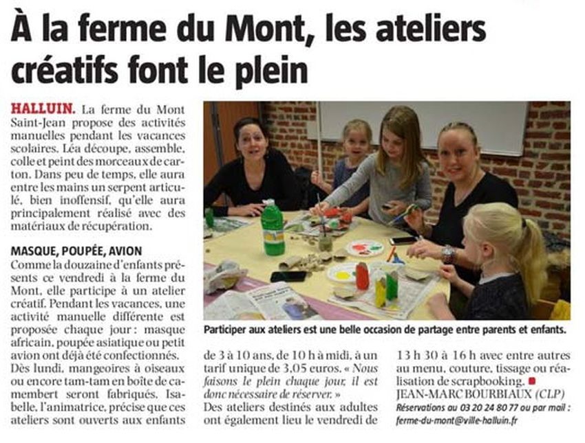 20180304 ateliers Ferme du Mont NE revue de presse