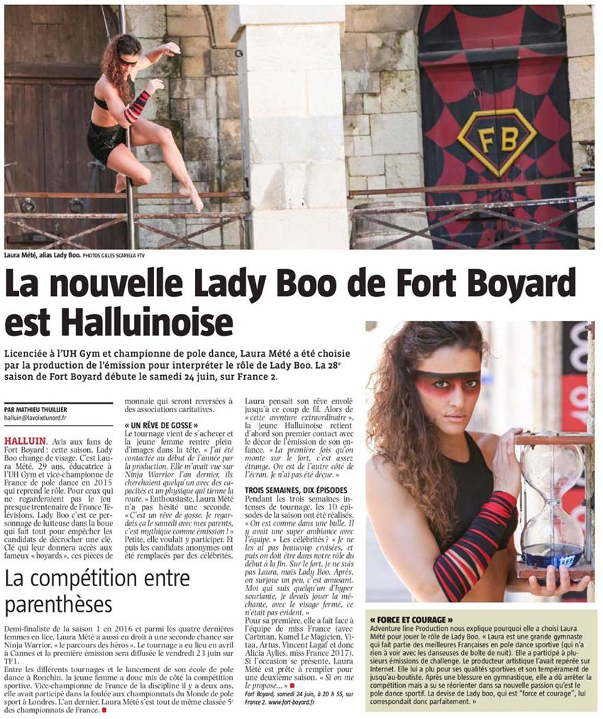 20170611 VdN Fort Boyard Halluinoise VdN2 revue de presse