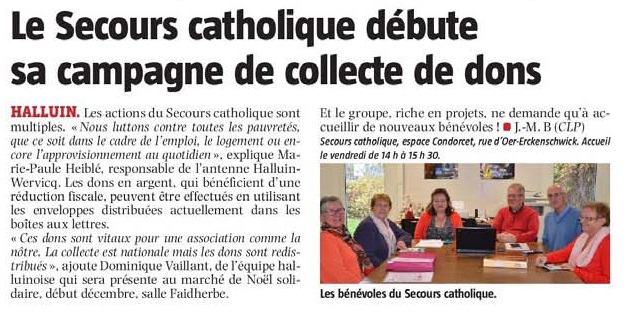 20181117 Secours Catholique campagne 2018 2019 revue de presse