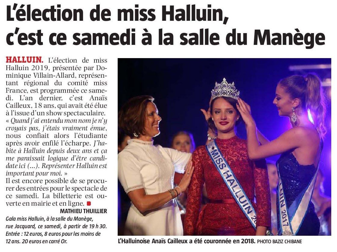 20190515 Election Miss Halluin revue de presse