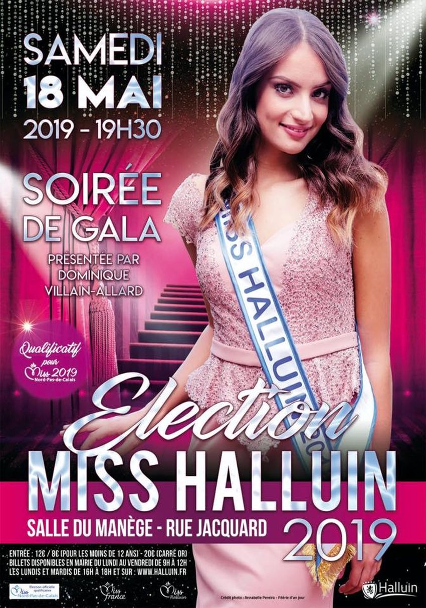 Miss Halluin 2019 affiche 2 n